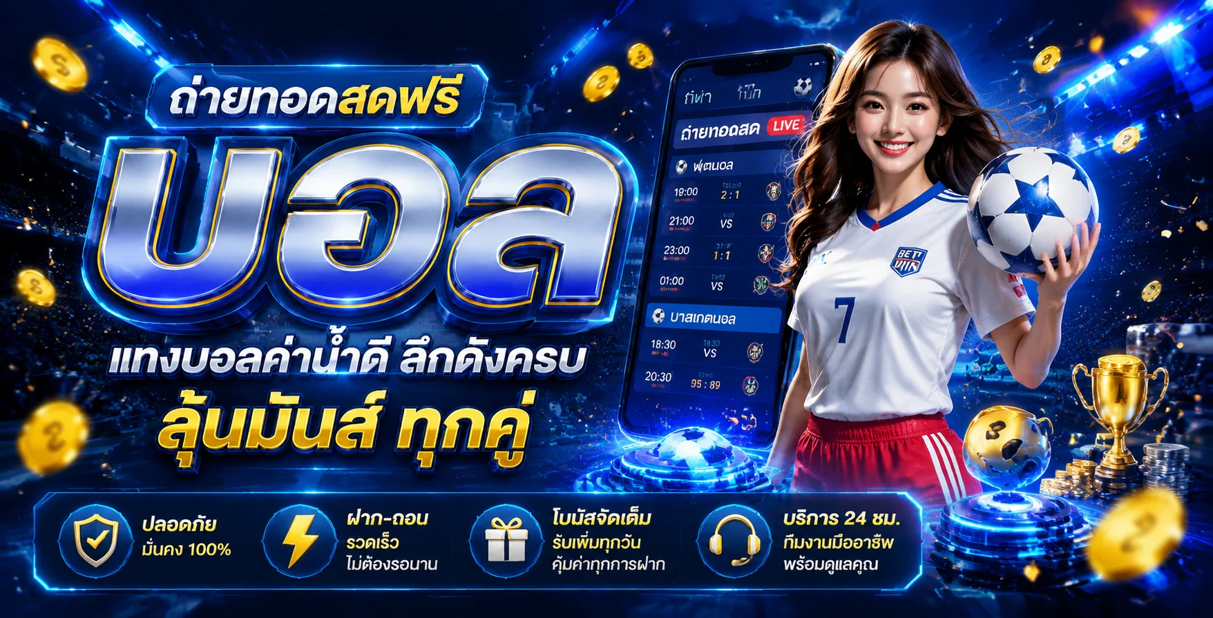 หน้าราคาแทงบอลออนไลน์ VVIP1668 พร้อมผลบอลสดครบทุกลีก